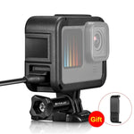 PULUZ フレーム拡張PAケージ サイドインターフェースカバー付き GoPro HERO12 Black /11 Black /10 Black /9 Black用、サイドカバー付きPAケージ