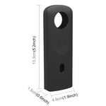 PULUZ シリコン保護ケース レンズカバー付き Ricoh Theta SC2 360度パノラマカメラ用、Ricoh Theta SC2用シリコンケース（ブラック）