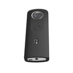 PULUZ シリコン保護ケース レンズカバー付き Ricoh Theta SC2 360度パノラマカメラ用、Ricoh Theta SC2用シリコンケース（ブラック）
