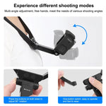 PULUZ レイジー調整可能ネックブラケット GoProアクションカメラ スマートフォン用