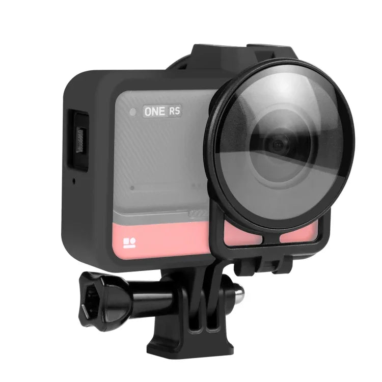 PULUZ Insta360 One RS 360エディション用レンズガード付きプラスチックフレームケース、Insta360 One RS 360エディション用レンズガード付きフレームケース