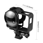 PULUZ Insta360 One RS 360エディション用レンズガード付きプラスチックフレームケース、Insta360 One RS 360エディション用レンズガード付きフレームケース