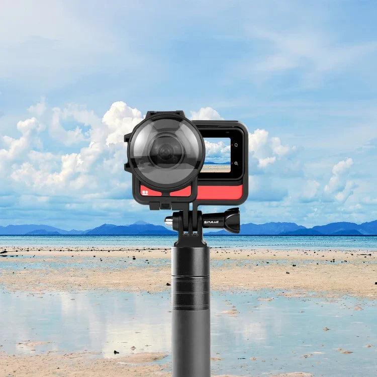 PULUZ Insta360 One RS 360エディション用レンズガード付きプラスチックフレームケース、Insta360 One RS 360エディション用レンズガード付きフレームケース