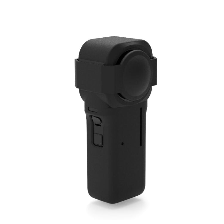 PULUZ Insta360 One RS 1インチ 360エディション用レンズカバー付きシリコン保護ケース、シリコンケース（ブラック）、シリコンケース（レッド）