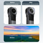 PULUZ Insta360 ONE RS 1インチ 360エディション用レンズガードPC保護カバー、レンズガード