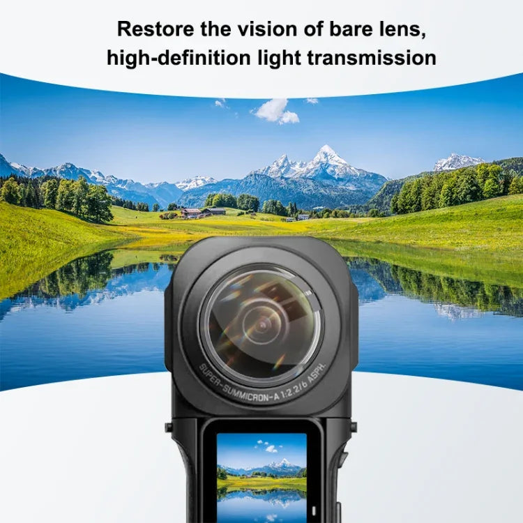 PULUZ Insta360 ONE RS 1インチ 360エディション用レンズガードPC保護カバー、レンズガード