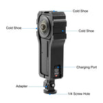 PULUZ Insta360 ONE RS 1インチ 360エディション用コールドシュー付き保護ケージリグハウジングフレーム、保護ケージ