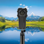 PULUZ Insta360 ONE RS 1インチ 360エディション用コールドシュー付き保護ケージリグハウジングフレーム、保護ケージ