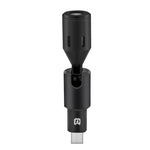 PULUZ USB-C / Type-Cジャック 携帯電話用全指向性コンデンサーマイク調整可能、サムスンシリーズ非対応、Type-C電話用マイクロフォン