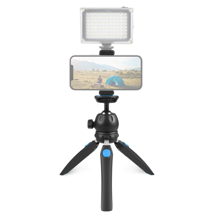 PULUZ ミニVLOGライブスタビライザースタンド三脚 スマホ用クランプ付き、ミニVLOGライブスタビライザー（ブラック）、ミニVLOGライブスタビライザー（ブルー）、ミニVLOGライブスタビライザー（レッド）