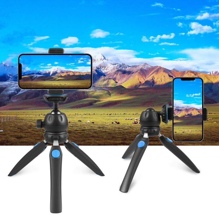 PULUZ ミニVLOGライブスタビライザースタンド三脚 スマホ用クランプ付き、ミニVLOGライブスタビライザー（ブラック）、ミニVLOGライブスタビライザー（ブルー）、ミニVLOGライブスタビライザー（レッド）