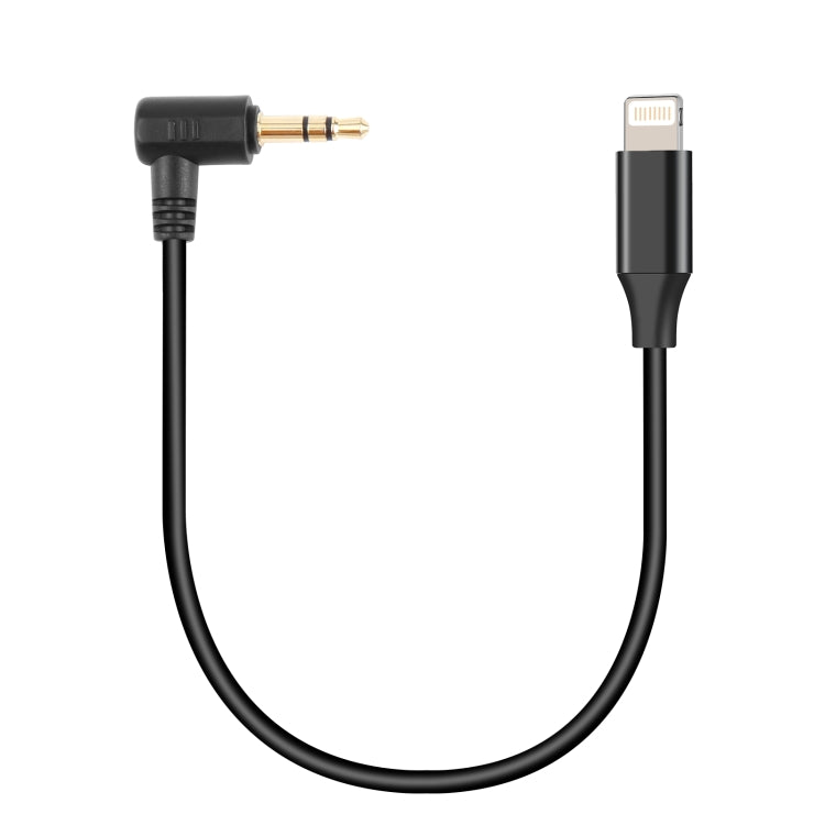 PULUZ 3.5mm TRSオスから8ピンオスライブマイクロフォンオーディオアダプターケーブル、PU3153 / PU3154用、3.5mmから8ピンへ