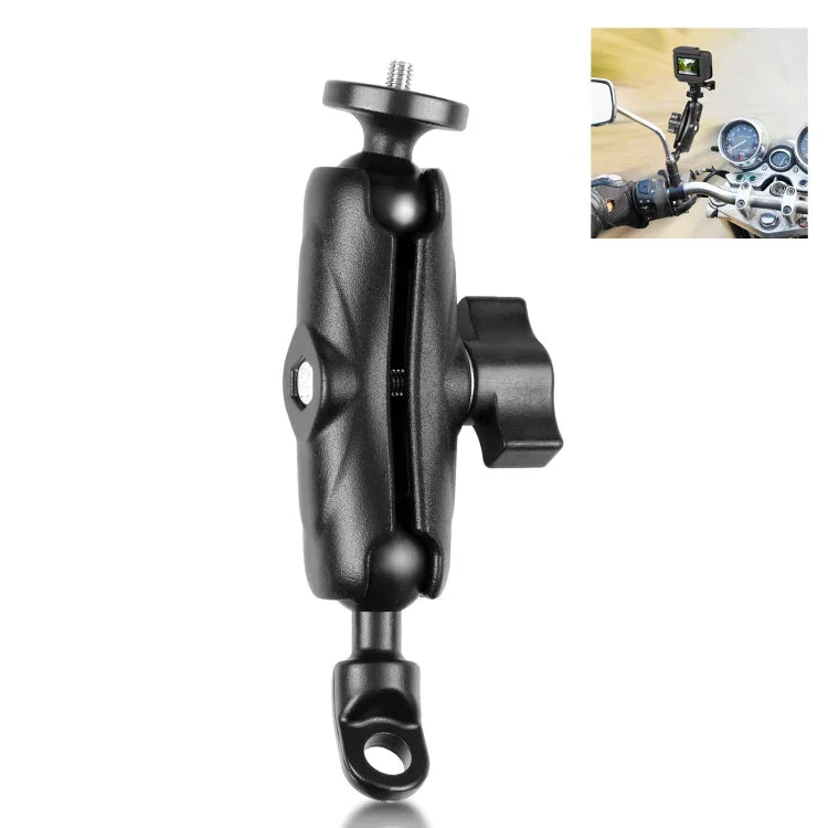 PULUZ バイクホルダーミラーベース穴固定マウント GoProおよびその他のアクションカメラ用、ミラーベース穴マウント