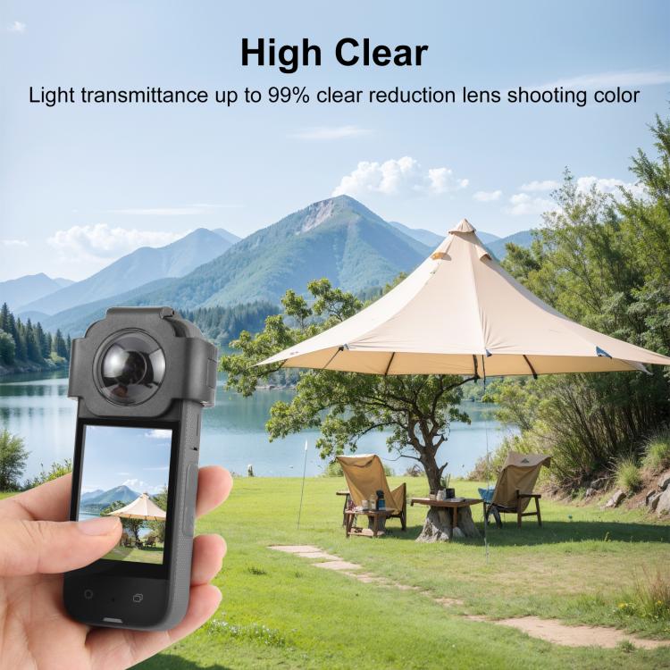 Insta360 X3用 PULUZ レンズガード保護カバー、レンズガード