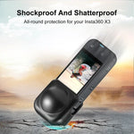 Insta360 X3用 PULUZ シリコン保護レンズカバー、シリコンレンズカバー