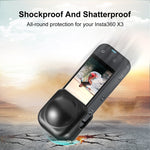 Insta360 X3用 PULUZ シリコン保護レンズカバー、シリコンレンズカバー