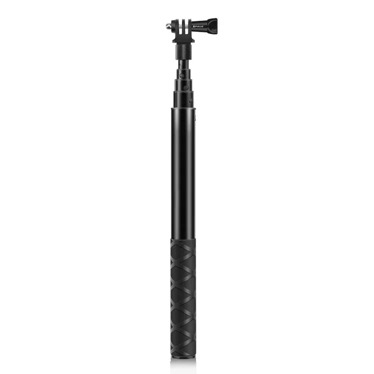 PULUZ 110cm メタル自撮り棒モノポッド インビジブルアダプターベース＆ネジ付き Insta360 One RS / X2 / X3 / X4 / DJI Osmo 360対応、110cmモノポッド
