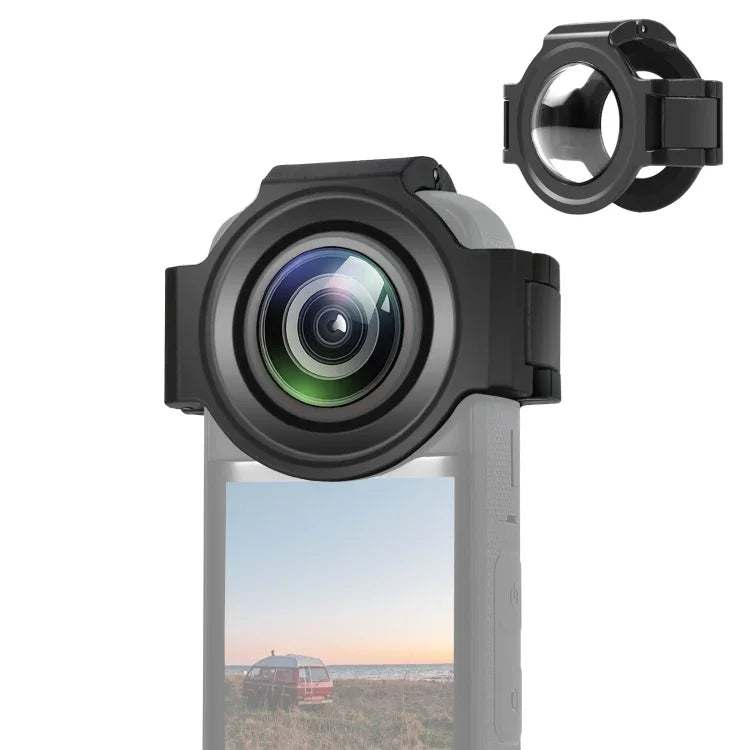Insta360 X3用 PULUZ アップグレード光学ガラスレンズガード保護カバー、アップグレードレンズガード