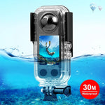 Insta360 X3 PULUZ 30m防水ハウジングケース、30m防水ケース