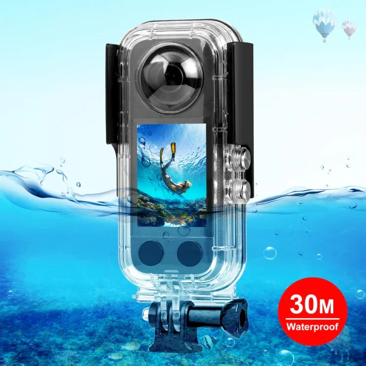 Insta360 X3 PULUZ 30m防水ハウジングケース、30m防水ケース