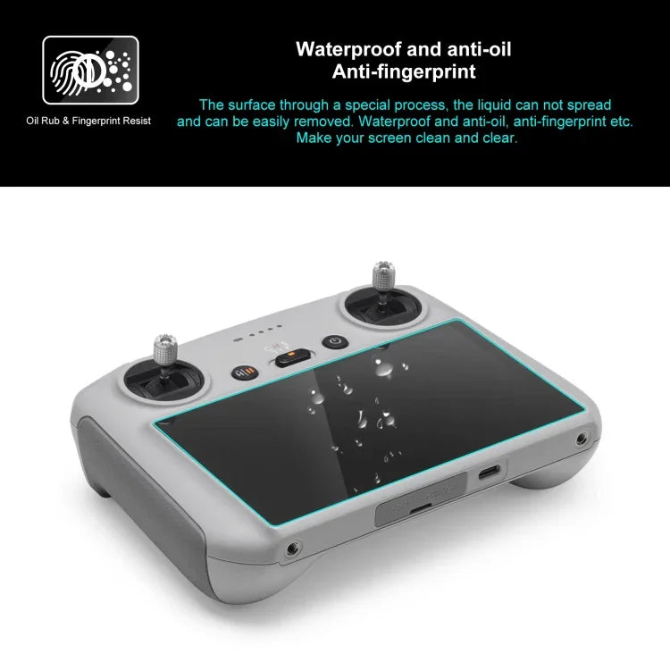 DJI RC / RC 2用 PULUZ リモコンスクリーン強化ガラスフィルム、DJI Mini 3 Pro / Mavic 3 Classicリモコン用