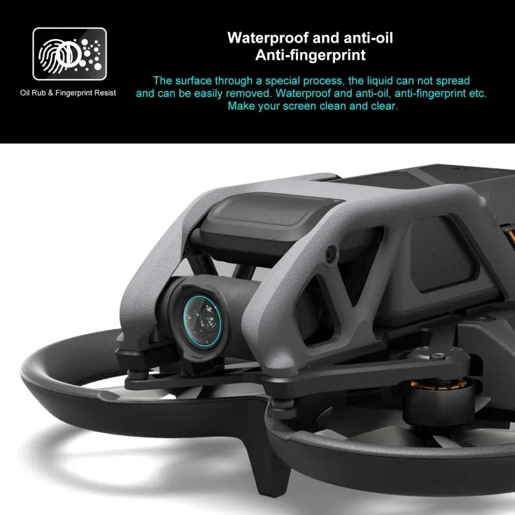 DJI Avata用 PULUZ 2枚入り 強化ガラス ドローンレンズフィルム、DJI Avata用