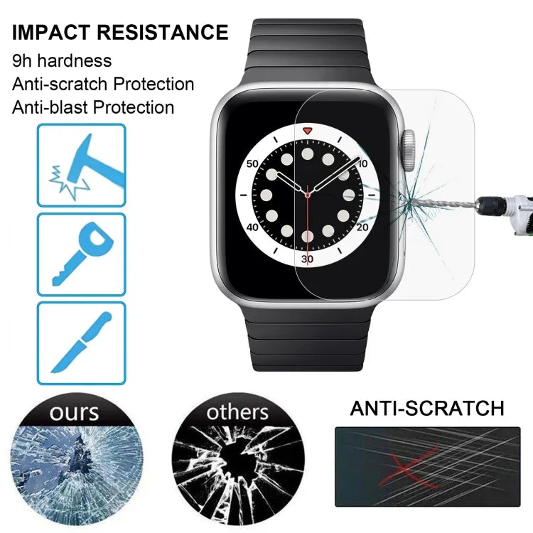 Apple Watch Edition 38mm 38mmダイヤル径 9H+ 表面硬度 2.5D 耐爆強化ガラスフィルム、Series 3&2&1 38mm用