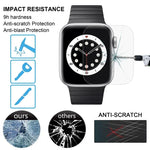 Apple Watch Edition 42mm用 42mmダイヤル径 9H+ 表面硬度 2.5D 耐爆強化ガラスフィルム、シリーズ3&2&1 42mm用