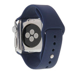 Apple Watch Sport 38mm用 高性能ラバースポーツウォッチバンド ピン＆タック留め具付き