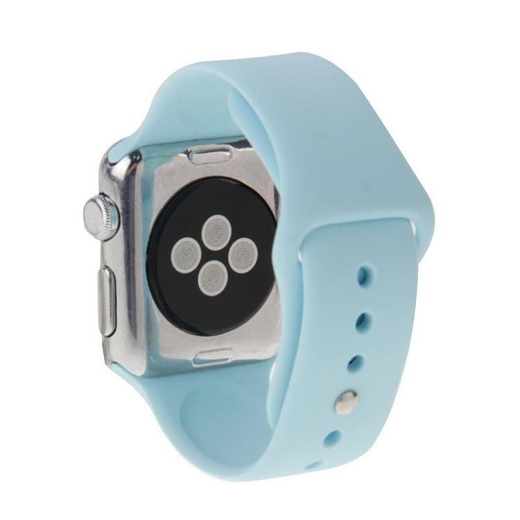Apple Watch Sport 38mm用 高性能ラバースポーツウォッチバンド ピン＆タック留め具付き