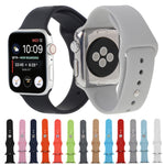 Apple Watch Sport 38mm用 高性能ラバースポーツウォッチバンド ピン＆タック留め具付き