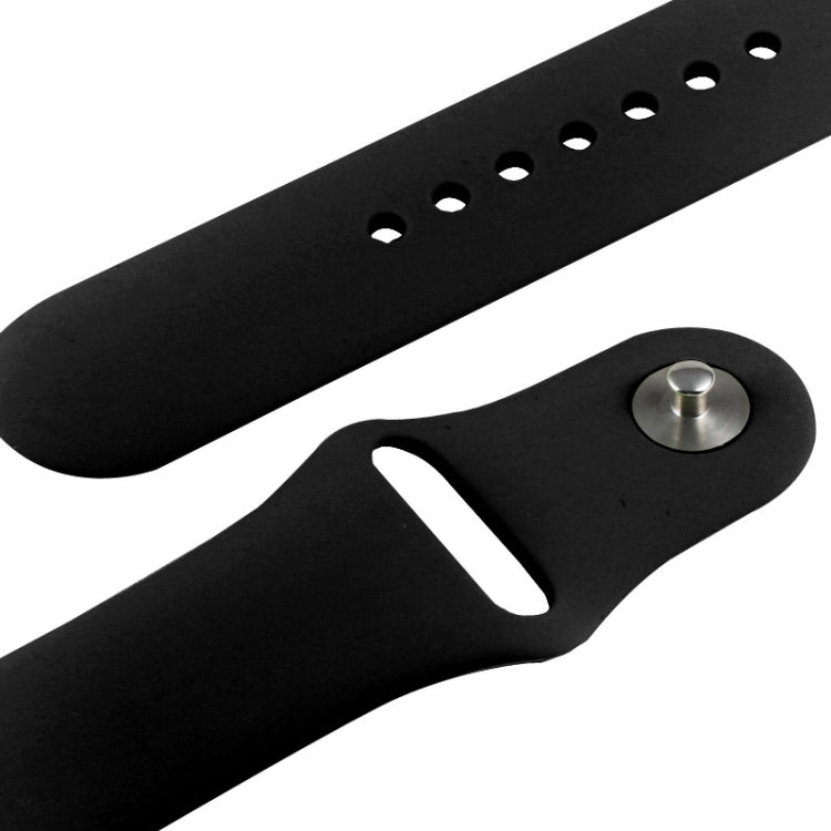Apple Watch Sport 42mm用 高性能ラバースポーツウォッチバンド ピン＆タック留め具付き