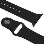 Apple Watch Sport 42mm用 高性能ラバースポーツウォッチバンド ピン＆タック留め具付き