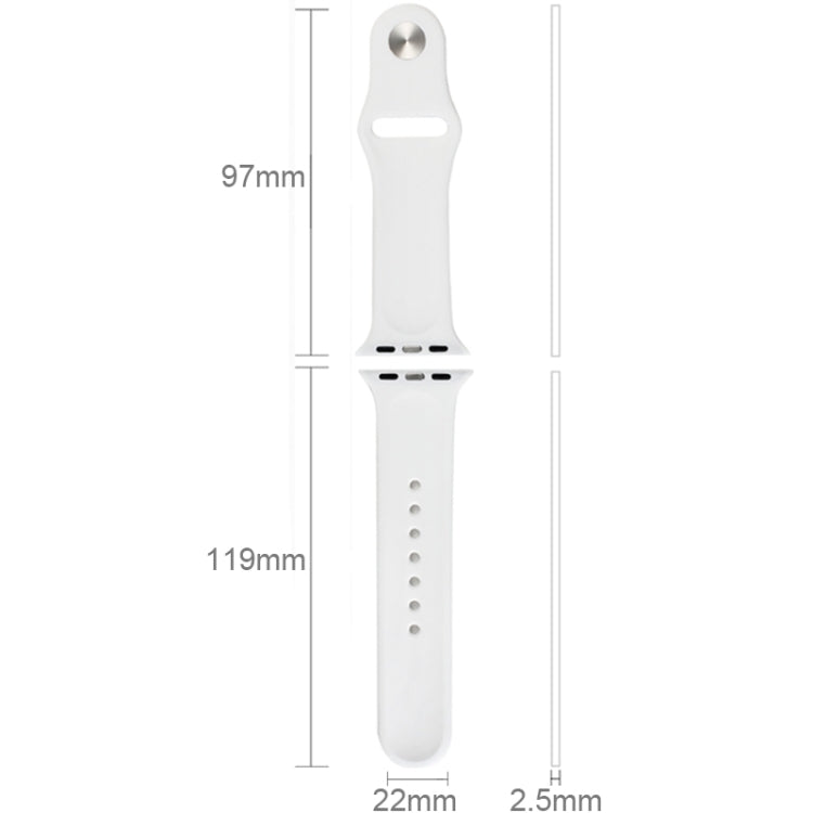 Apple Watch Sport 42mm用 高性能ラバースポーツウォッチバンド ピン＆タック留め具付き