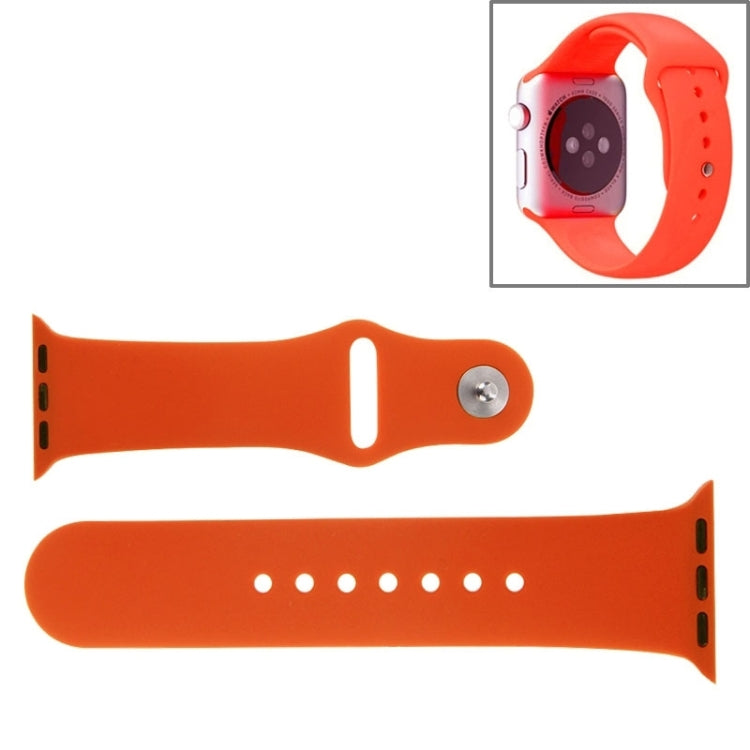 Apple Watch Sport 42mm用 高性能ラバースポーツウォッチバンド ピン＆タック留め具付き