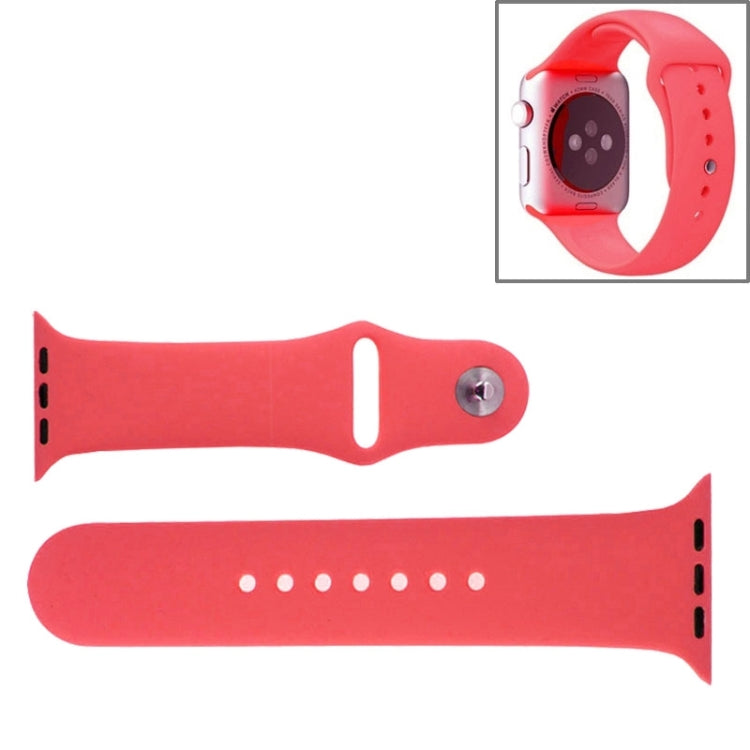 Apple Watch Sport 42mm用 高性能ラバースポーツウォッチバンド ピン＆タック留め具付き