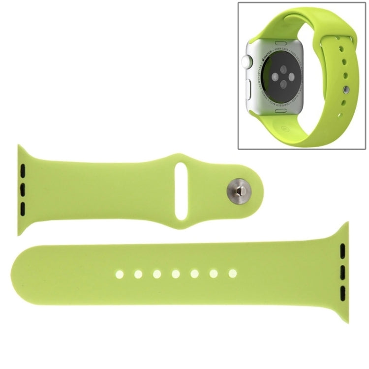 Apple Watch Sport 42mm用 高性能ラバースポーツウォッチバンド ピン＆タック留め具付き