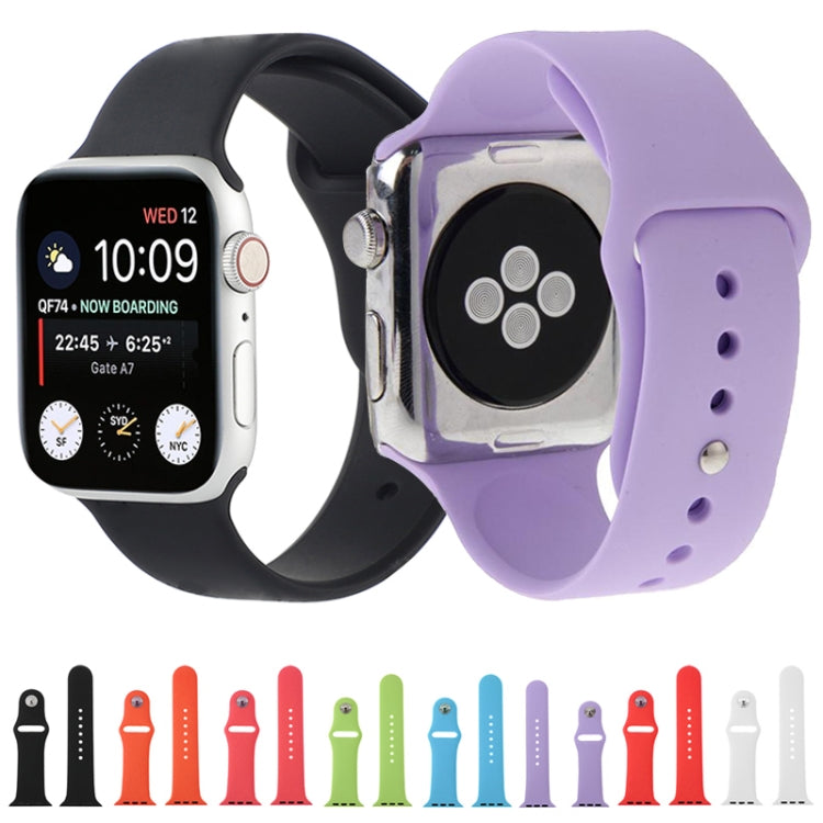 Apple Watch Sport 42mm用 高性能ラバースポーツウォッチバンド ピン＆タック留め具付き