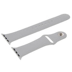 Apple Watch Sport 42mm 用 高性能 長めラバー スポーツウォッチバンド ピン＆タック留め具付き