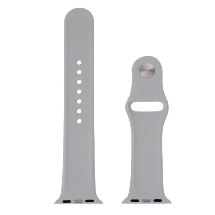Apple Watch Sport 42mm 用 高性能 長めラバー スポーツウォッチバンド ピン＆タック留め具付き
