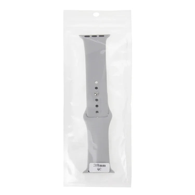 Apple Watch Sport 42mm 用 高性能 長めラバー スポーツウォッチバンド ピン＆タック留め具付き
