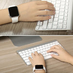 Apple Watch Sport 42mm 用 高性能 長めラバー スポーツウォッチバンド ピン＆タック留め具付き