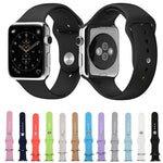 Apple Watch Sport 42mm 用 高性能 長めラバー スポーツウォッチバンド ピン＆タック留め具付き