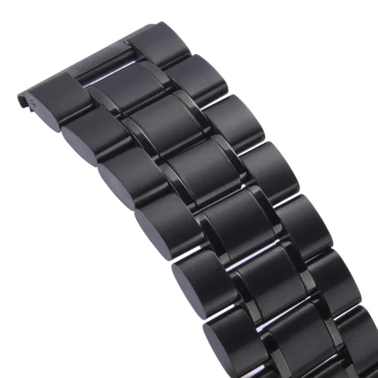 Apple Watch 42mm用 ブラックスチールウォッチバンド、コネクターと併用のみ（S-AW-0062）