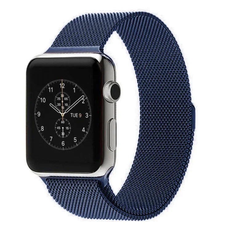 Apple Watch 38mm用 ミラネーゼループ 磁気ステンレススチールウォッチバンド、Apple Watch 38mm用