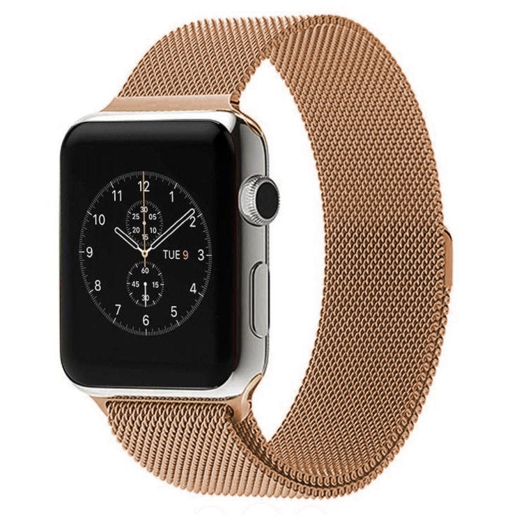 Apple Watch 42mm用 ミラネーゼループ 磁気ステンレススチールウォッチバンド、Apple Watch 42mm用