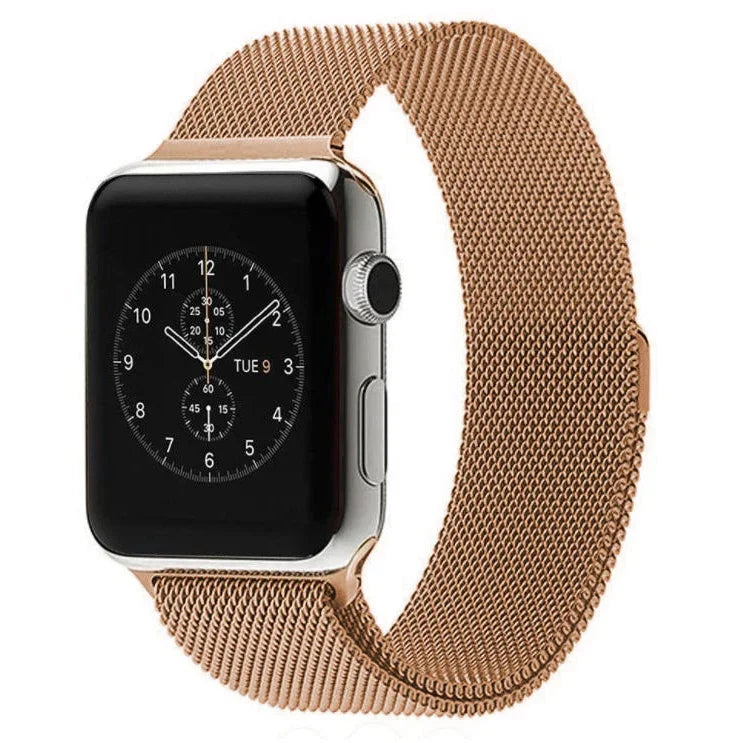 Apple Watch 42mm用 ミラネーゼループ 磁気ステンレススチールウォッチバンド、Apple Watch 42mm用