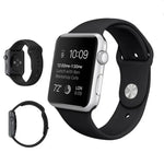 Apple Watch Series 10 42mm / 9&8&7 41mm / SE 3&SE 2&6&SE&5&4 40mm / 3&2&1 38mm用 3-in-1 ラバーストラップ ピンバックル付き、Apple Watch Series 9&8&7 41mm / SE 3&SE 2&6&SE&5&4 40mm用