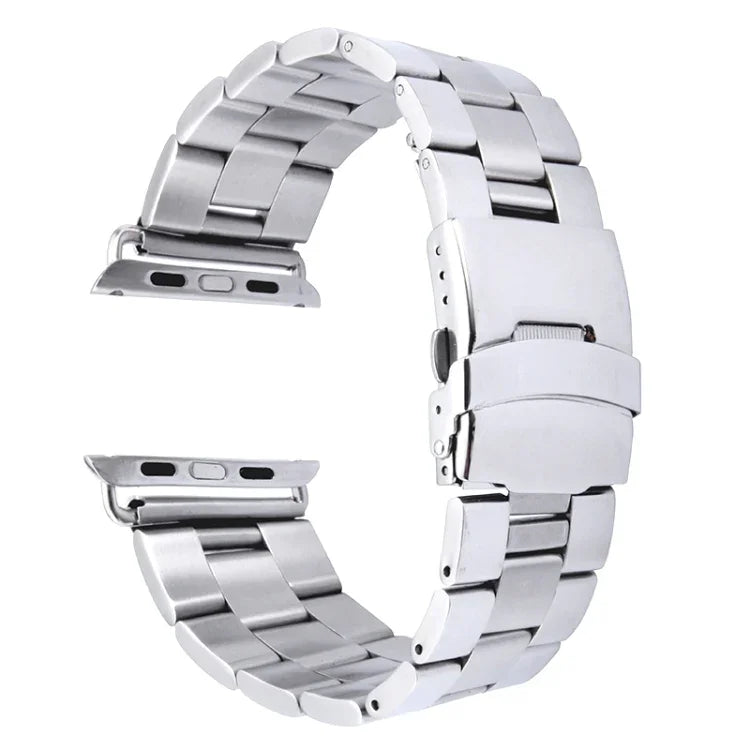 Apple Watch 38mm用 ステンレススチール クラシックバックルウォッチバンド