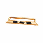 For Apple Watch 42 / 44 / 45mm Metal Strap Connector Metal Buckle, Pair
